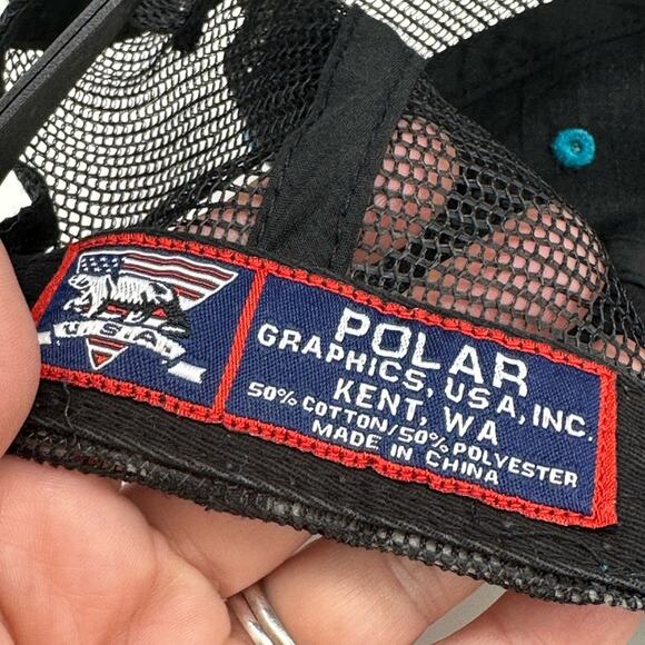 Yosemite Trucker Mesh Adjustable Ball cap Hat - Picture 4 of 6